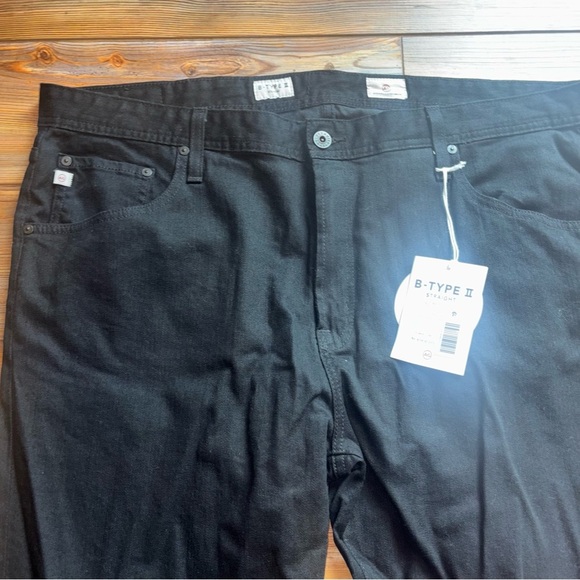 AG B-Type II Black Jeans 41x34 NWT $198 - Picture 6 of 11